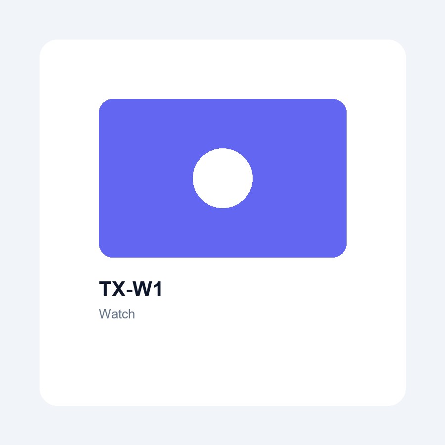 TX-W1 AI Health Watch